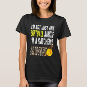 Jag är inte bara en softball Auntie, jag är en Cat T Shirt