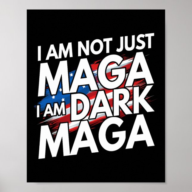 Jag är inte bara i mörkret Trump 2024-valet  Poster (Framsidan)