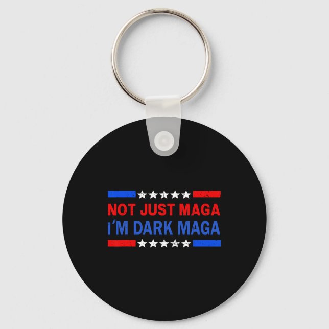 Jag är inte bara jag är mörk Trump 2024 val 1  Nyckelring (Framsida)