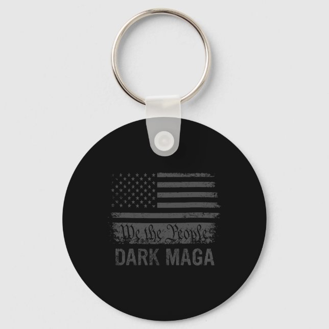 Jag är inte bara Mega, jag är Dark Mega Pro Trump  Nyckelring (Framsida)
