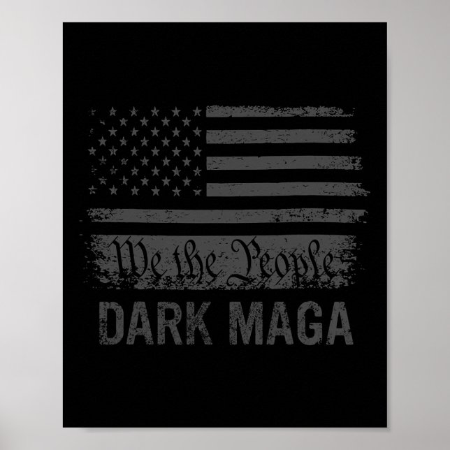 Jag är inte bara Mega, jag är Dark Mega Pro Trump  Poster (Framsidan)