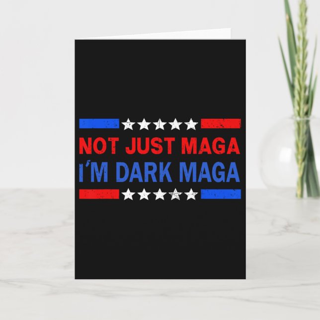 Jag är inte bara Mega, jag är Dark Mega Trump 2024 Kort (Framsida)