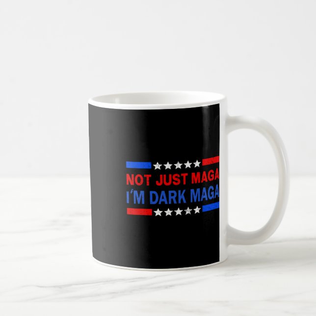 Jag är inte bara Mörk Trump 2024 Val 1 Kaffemugg (Höger)