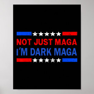 Jag är inte bara Mörk Trump 2024 Val 1 Poster