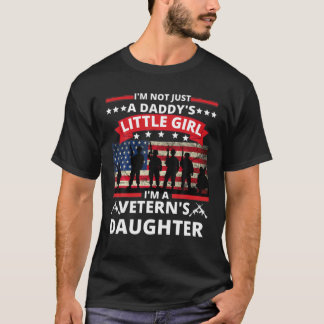 Jag är inte bara Pappor Little Girl. Jag är vetera T Shirt