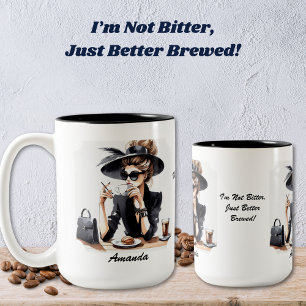 Jag är inte bitter, bara bättre brödd kaffe Mugg