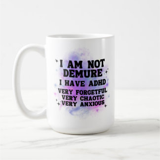 Jag är inte blyg | Rolig ADHD-mugg Kaffemugg