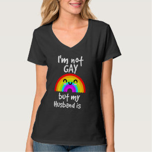 Jag är inte bög, men min make är - HBT T Shirt