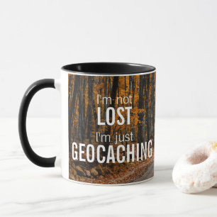 Jag är inte Borttappad, jag är bara Geocaching G Mugg