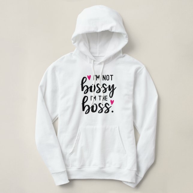 Jag är inte BOSSIG Jag är CHEFEN T Shirt (Design framsida)