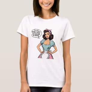 Jag är inte bossig – Sarksastisk tjej T Shirt