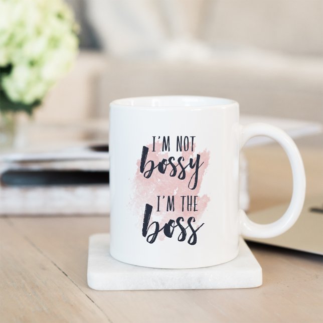 Jag är inte Bossy, jag är Chef Kaffemugg (Skapare uppladdad)