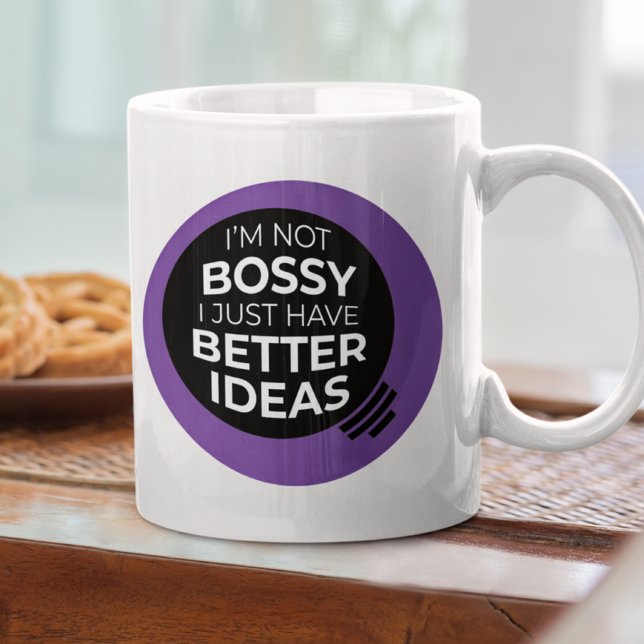 Jag är inte Bossy.. Mugg (v2) (Skapare uppladdad)