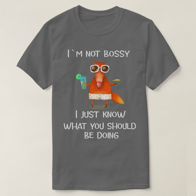 Jag är inte Bossy T Shirt (Design framsida)
