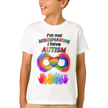 Jag är inte busig Autism T-Shirt