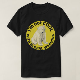 JAG ÄR INTE COOLA MED GLOBAL VARMNING räddat plane T Shirt