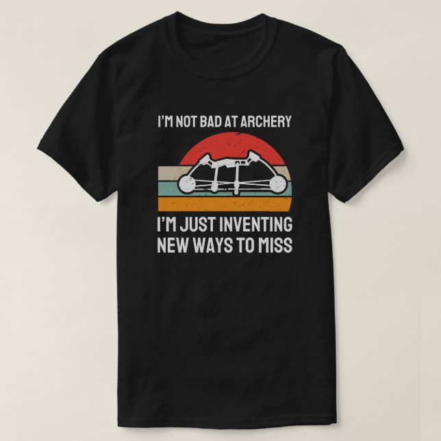 Jag är inte dålig på arkitekturen | Archery Ord T Shirt (Design framsida)