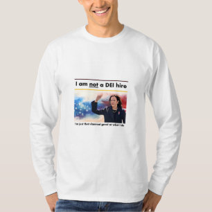 Jag är INTE DEI-anställd på Iota färg T Shirt