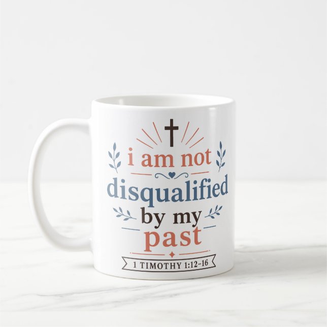 Jag är inte diskvalificerad av mitt tidigare krist kaffemugg (Vänster)