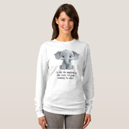 Jag är inte elefanten i rummet t shirt