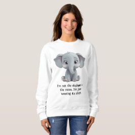Jag är inte elefanten i rummet t shirt