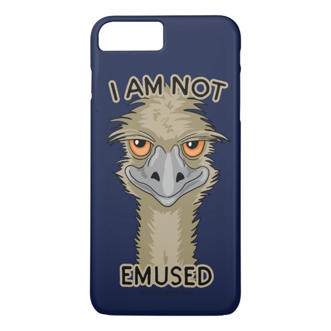 Jag är inte Emused Funny Emu Pun Case-Mate iPhone Skal (Baksida)