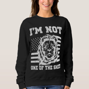 Jag är inte en av Fåramerikanska Flagga Patriotic T Shirt