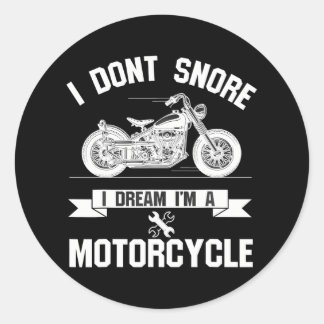 Jag är inte en Biker-gåva. Runt Klistermärke