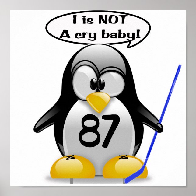 Jag är INTE en Crybaby Poster (Framsidan)