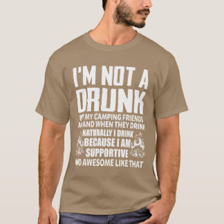 Jag är inte en drunk, men mina kampanjvänner är fi t shirt