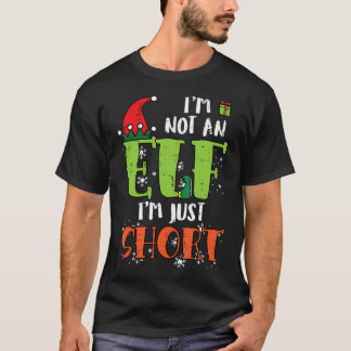 Jag är inte en Elf Just Kort-nyj jul Julafton Mana T Shirt