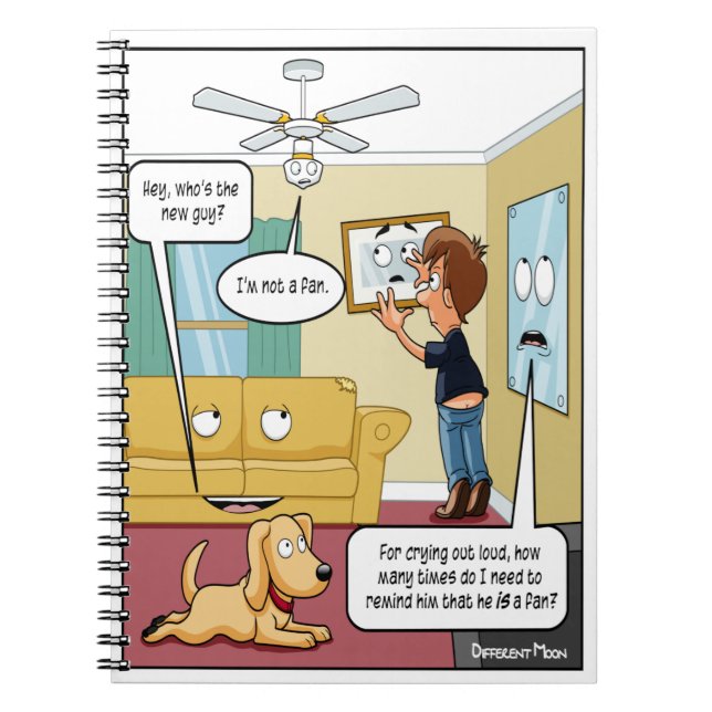 Jag är inte en Fläkt Punny bärbar dator Anteckningsbok (Framsidan)