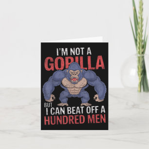 Jag är inte en gorilla men jag kan slå av hundra m kort
