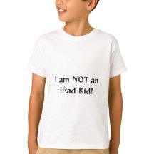 Jag är INTE en iPad Kid! Barn Basic T-Shirt