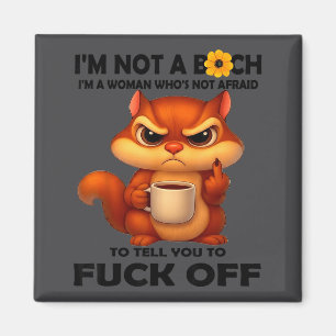 Jag är inte en jag är en kvinna som inte är rädd f magnet
