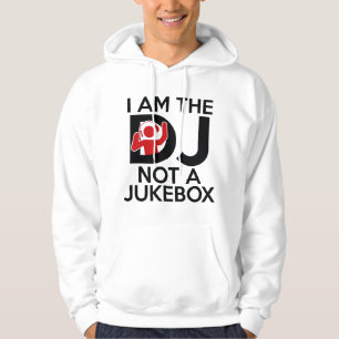 Jag är inte en jukebox hoodie