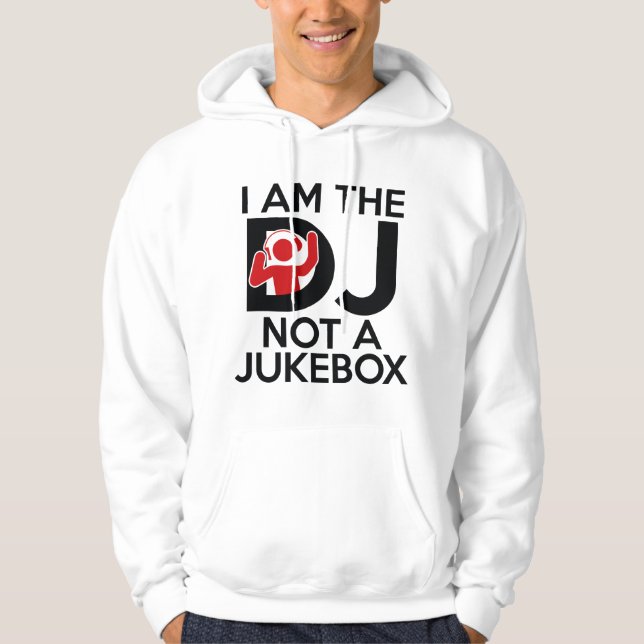 Jag är inte en jukebox hoodie (Framsida)