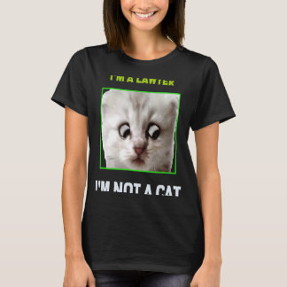 Jag är inte en katt... jag är advokat meme t shirt
