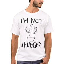 Jag är inte en Kramare Cactus T-Shirt