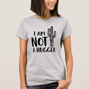 Jag är inte en Kramare Cactus T-Shirt Succulent C