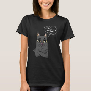 Jag är inte en Kramare CAT Sarcastic-introduktor T Shirt