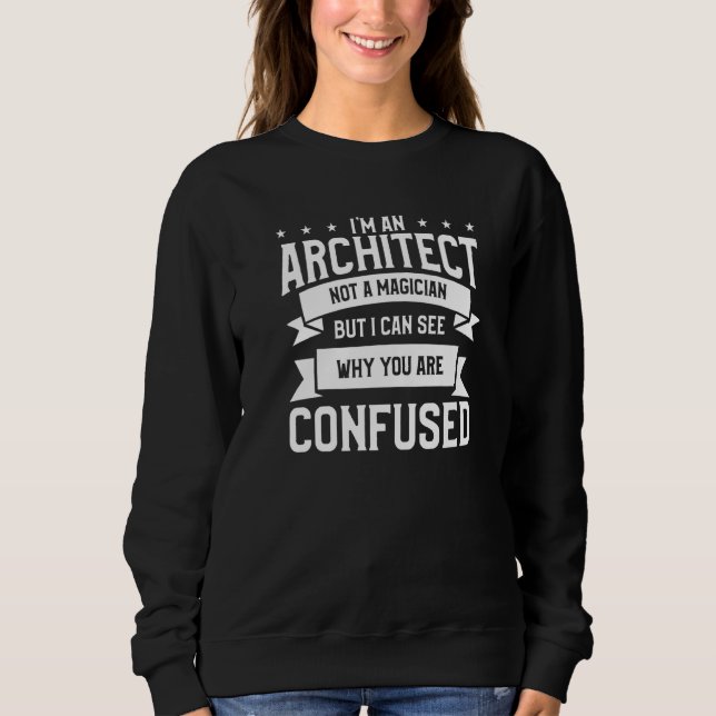 Jag är inte en magiker arkitektur. t shirt (Framsida)