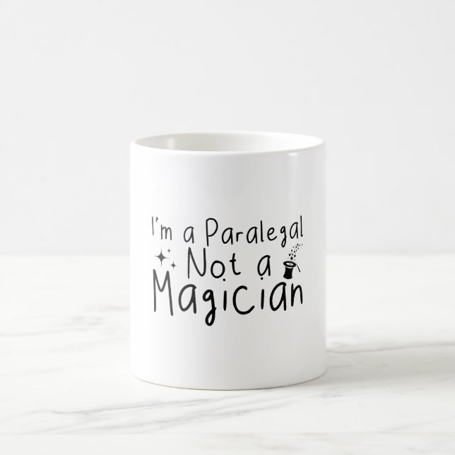 Jag är inte en magiker. kaffemugg (Center)