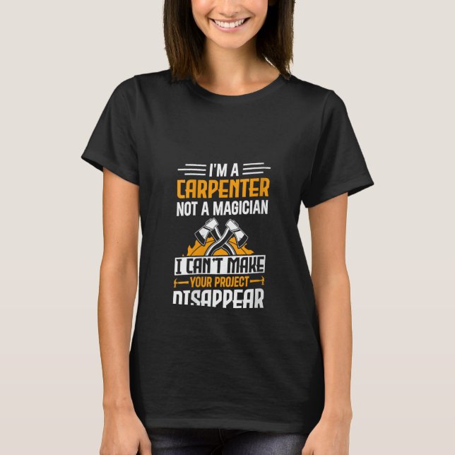 Jag är inte en magiker utan en underbar Handyman W T Shirt (Framsida)