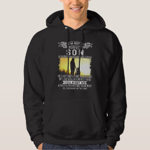 Jag är inte en Perfekt son, men min galna Mamma Kä Hoodie