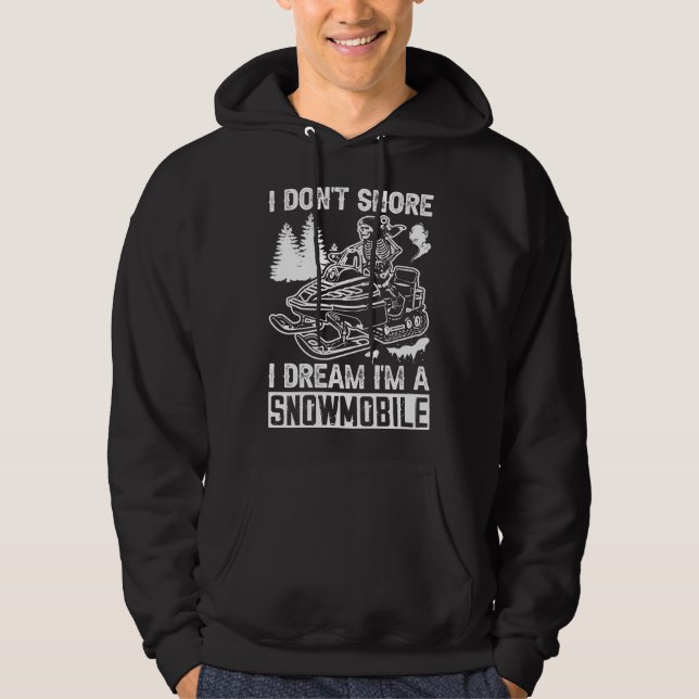 Jag är inte en smula mobil nuny hoodie (Framsida)