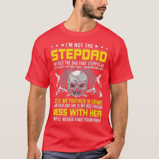 Jag är inte en styvpappa Im PAPPA som steg upp och T Shirt