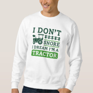 Jag är inte en traktor lång ärmad tröja