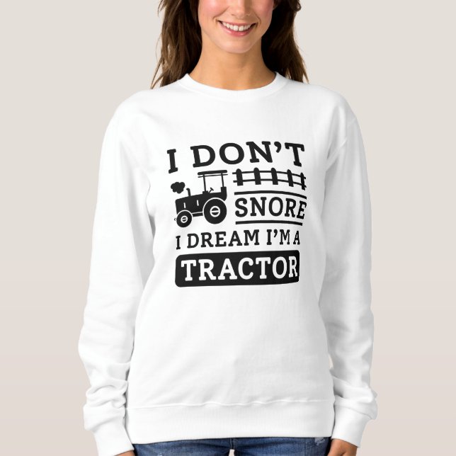 Jag är inte en traktor t shirt (Framsida)