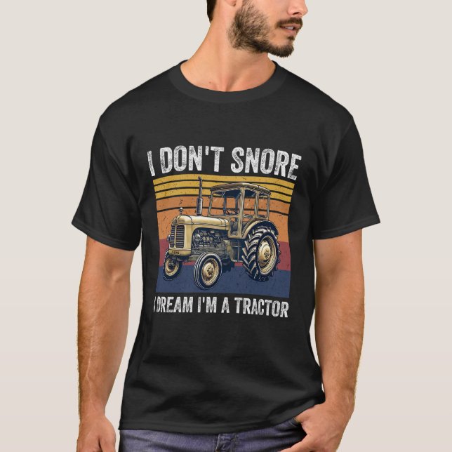 Jag är inte en traktor t shirt (Framsida)